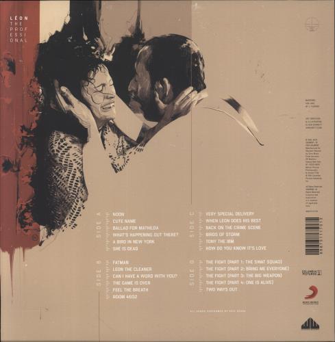 Eric Serra Lon - Gunmetal Black Splatter Vinyl 2-LP vinyl record set (Double LP Album) US ECG2LLO858908