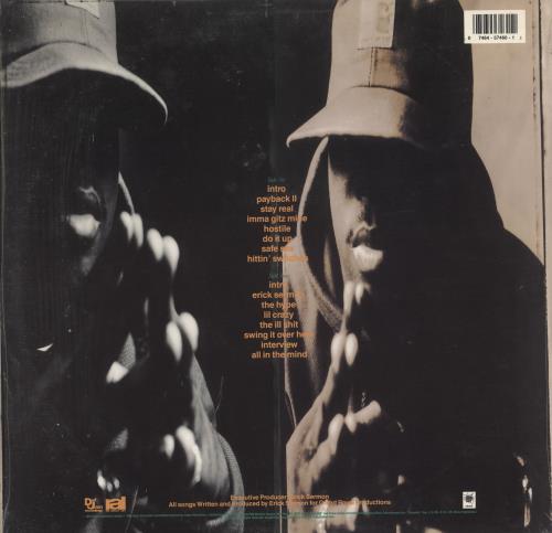 Erick Sermon No Pressure - stickered shrink vinyl LP album (LP record) US EKSLPNO716261