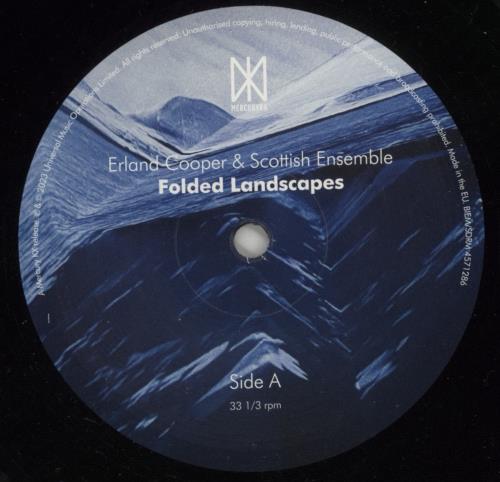 Erland Cooper Folded Landscapes - 180gm Recycled Vinyl + Litho Print vinyl LP album (LP record) UK 6YOLPFO866839