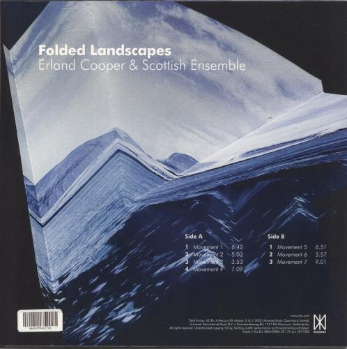 Erland Cooper Folded Landscapes - 180gm Recycled Vinyl + Litho Print vinyl LP album (LP record) UK 6YOLPFO866839