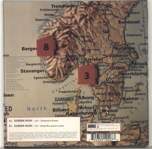 Erlend Oye Sudden Rush 7" vinyl single (7 inch record / 45) UK EYO07SU701912