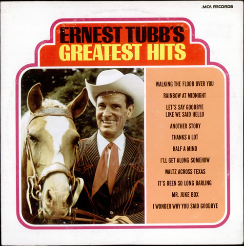Ernest Tubb Ernest Tubb's Greatest Hits vinyl LP album (LP record) US ETULPER524339