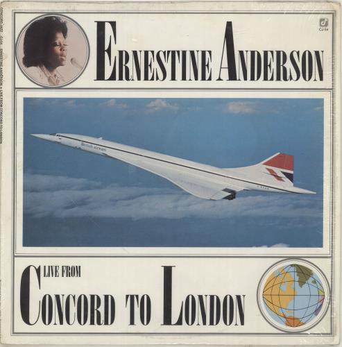 Ernestine Anderson Live From Concord To London vinyl LP album (LP record) US 4EALPLI700533