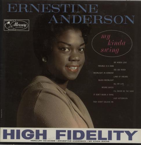 Ernestine Anderson My Kinda Swing vinyl LP album (LP record) US 4EALPMY762042