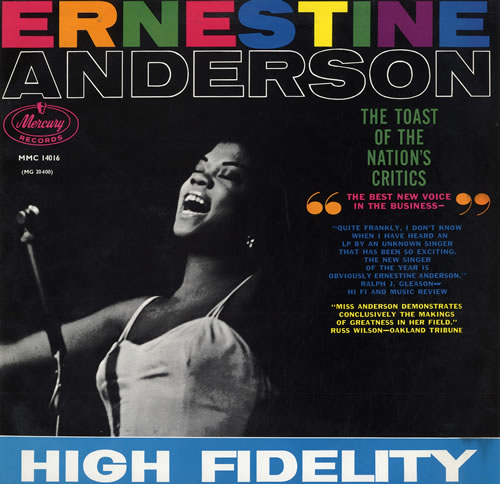 Ernestine Anderson The Toast Of The Nation's Critics vinyl LP album (LP record) UK 4EALPTH559554