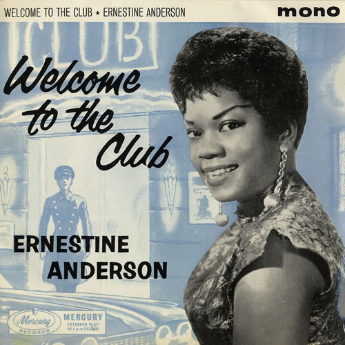 Ernestine Anderson Welcome To The Club EP 7" vinyl single (7 inch record / 45) UK 4EA07WE481048