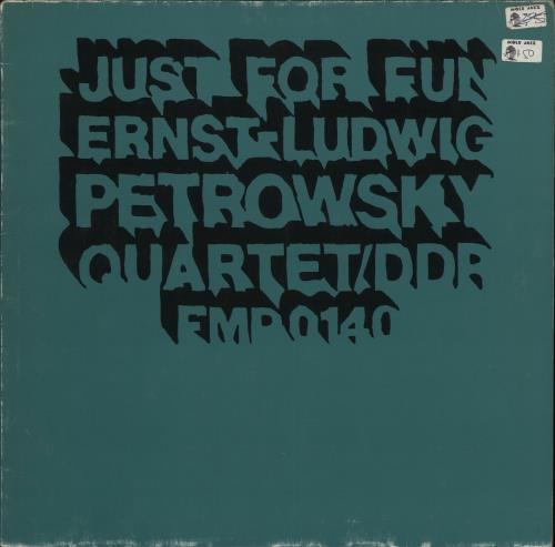 Ernst-Ludwig Petrowsky Just For Fun vinyl LP album (LP record) German Q52LPJU708356