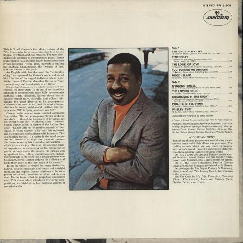 Erroll Garner Feeling Is Believing vinyl LP album (LP record) US EA7LPFE855981