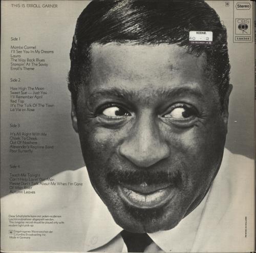 Erroll Garner This Is Erroll Garner 2-LP vinyl record set (Double LP Album) German EA72LTH732194