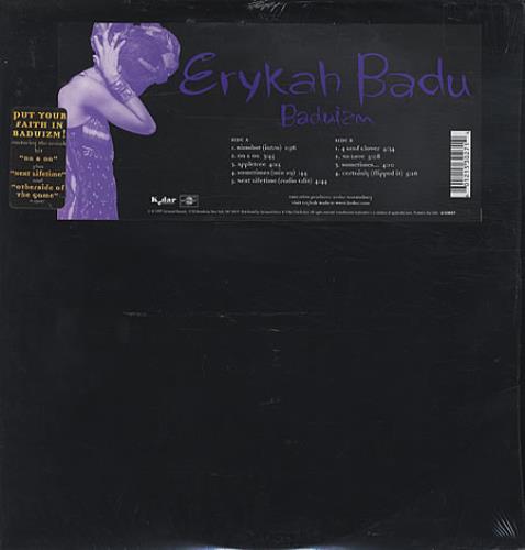 Erykah Badu Baduizm - Opened shrink vinyl LP album (LP record) US ERYLPBA228323