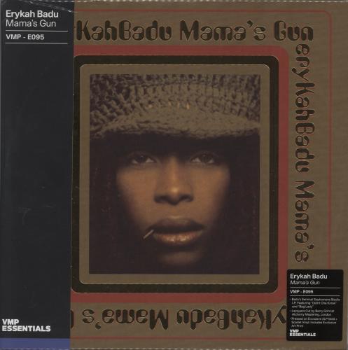 Erykah Badu Mama's Gun - Scarlet & Gold Vinyl + Print & Obi 2-LP vinyl record set (Double LP Album) US ERY2LMA867705