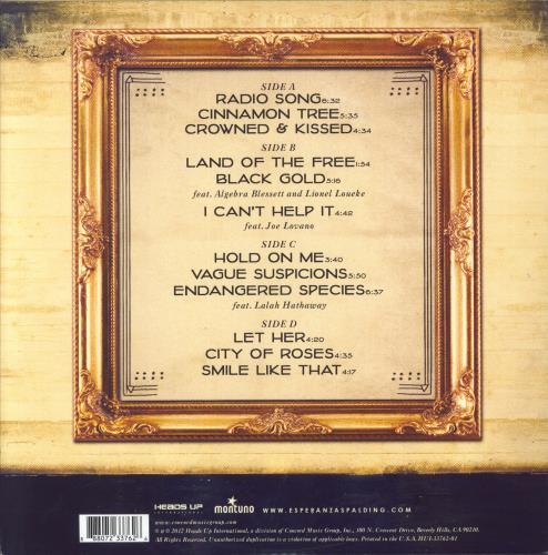 Esperanza Spalding Radio Music Society - 180gm Vinyl 2-LP vinyl record set (Double LP Album) US F1S2LRA832575