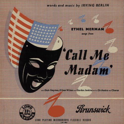Ethel Merman Call Me Madam vinyl LP album (LP record) UK EMELPCA761230