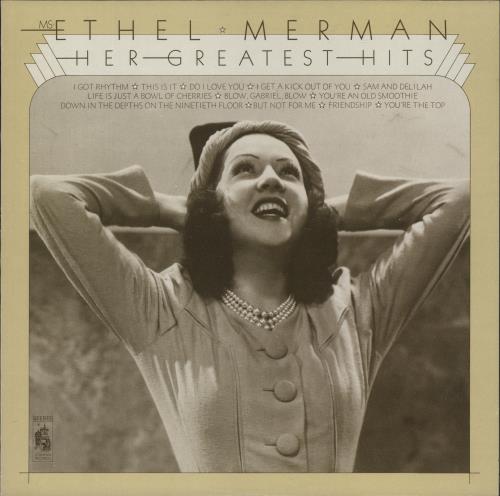 Ethel Merman Her Greatest Hits vinyl LP album (LP record) Australian EMELPHE875521