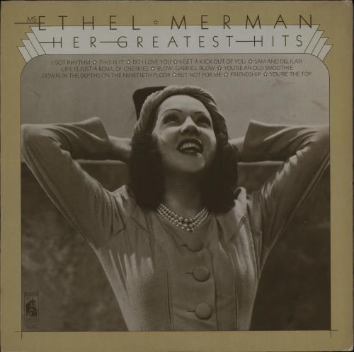 Ethel Merman Merman... Her Greatest! vinyl LP album (LP record) US EMELPME762469