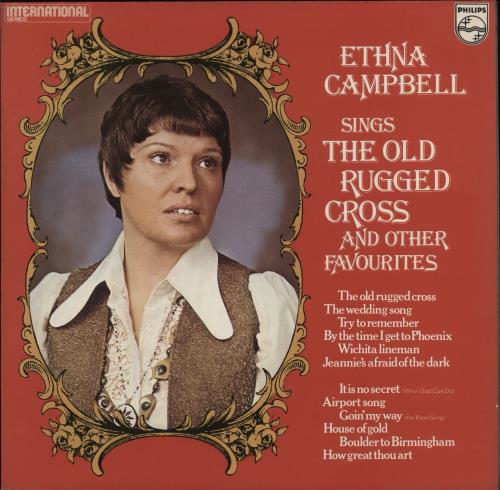 Ethna Campbell Ethna Campbell Sings The Old Rugged Cross And Other Favourites vinyl LP album (LP record) UK 8ECLPET864564