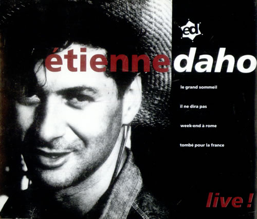 Etienne Daho Live! CD single (CD5 / 5") French ETDC5LI522867
