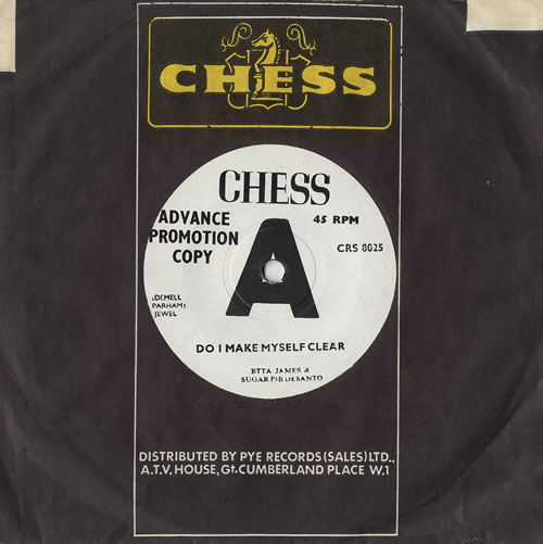 Etta James Do I Make Myself Clear 7" vinyl single (7 inch record / 45) UK ETT07DO479867