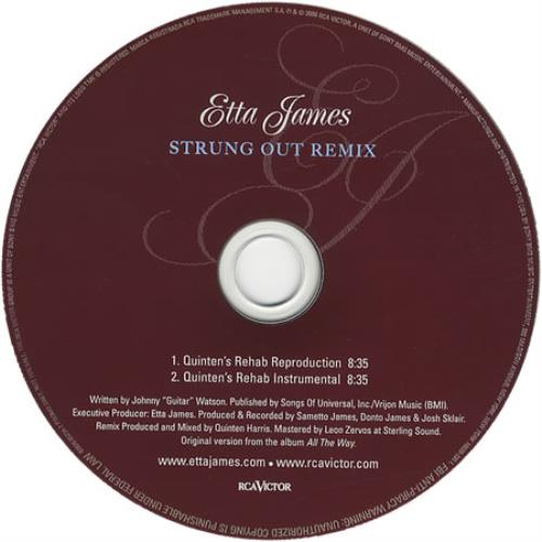 Etta James Strung Out Remix CD single (CD5 / 5") US ETTC5ST411866