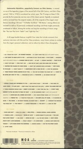 Etta James The Chess Box 3-CD album set (Triple CD) US ETT3CTH871815