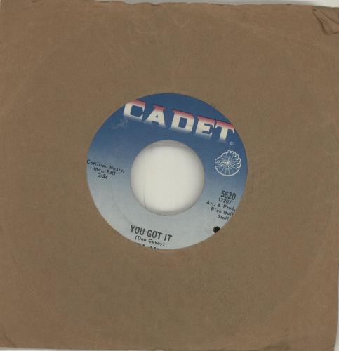Etta James You Got It 7" vinyl single (7 inch record / 45) US ETT07YO683057
