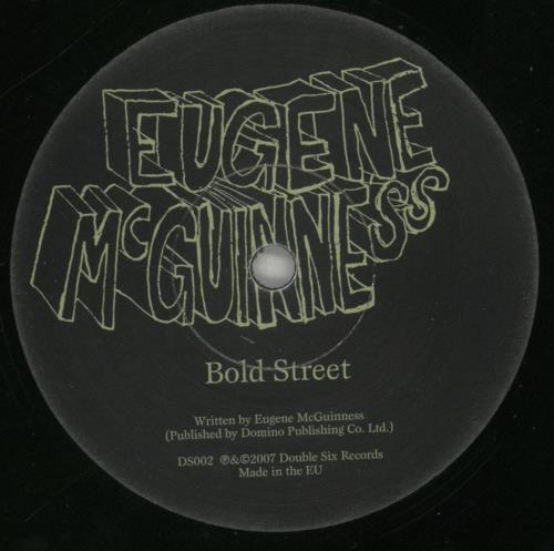 Eugene McGuinness Bold Street 7" vinyl single (7 inch record / 45) UK EUG07BO417108