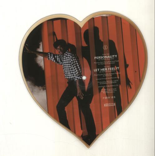Eugene Wilde Personality shaped picture disc (picture disc vinyl record) UK EUHSHPE692087