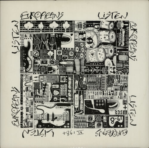Europeans Listen - Clear Vinyl 12" vinyl single (12 inch record / Maxi-single) UK URO12LI597462
