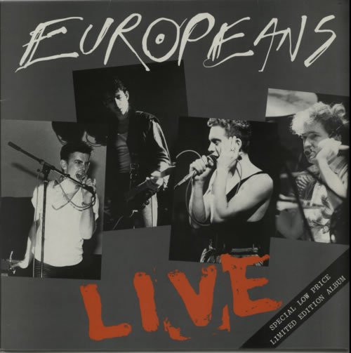 Europeans Live vinyl LP album (LP record) UK UROLPLI214405