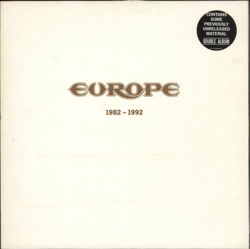 Europe Europe 1982 - 1992 2-LP vinyl record set (Double LP Album) Dutch ERP2L727440