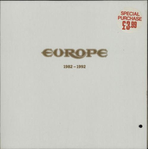 Europe Europe 1982 - 1992 2-LP vinyl record set (Double LP Album) Spanish ERP2LEU762642