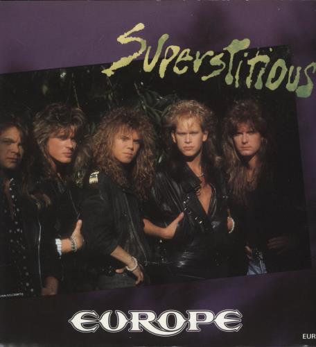 Europe Superstitious 7" vinyl single (7 inch record / 45) UK ERP07SU465216