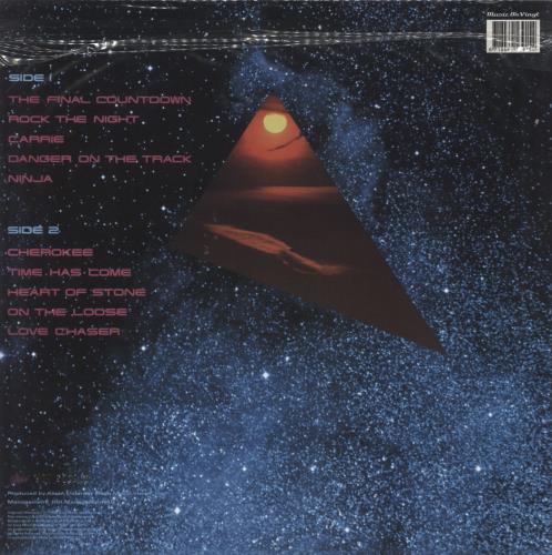 Europe The Final Countdown - Blue Marbled 180g Vinyl vinyl LP album (LP record) UK ERPLPTH798126