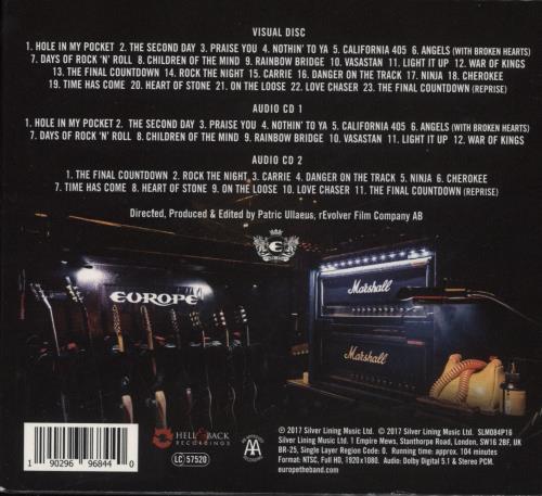 Europe The Final Countdown 30th Anniversary Show  Live At The Roundhouse 3-CD album set (Triple CD) UK ERP3CTH866408