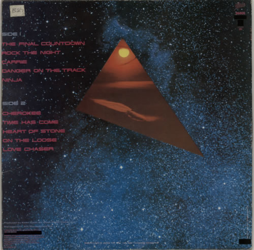 Europe The Final Countdown vinyl LP album (LP record) Greek ERPLPTH588697