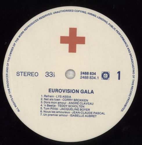 Eurovision Eurovision Gala 2-LP vinyl record set (Double LP Album) UK EVV2LEU215819