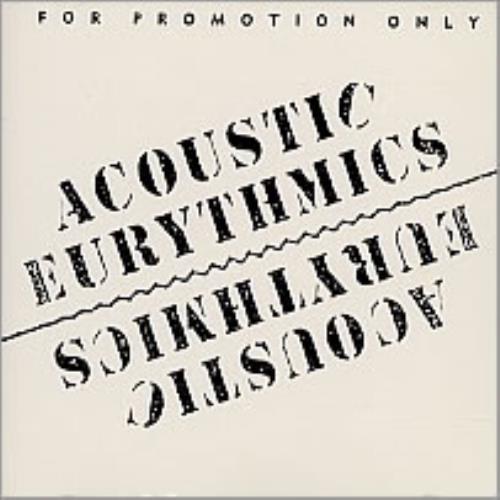 Eurythmics Acoustic Sampler CD single (CD5 / 5") US EURC5AC20564