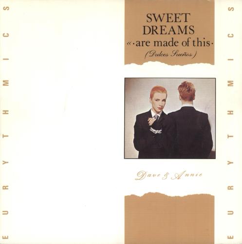Eurythmics Dulces Sue�os 7" vinyl single (7 inch record / 45) Spanish EUR07DU727412