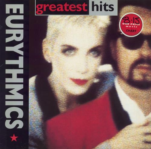 Eurythmics Greatest Hits - price stickered p/s vinyl LP album (LP record) German EURLPGR826345