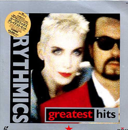 Eurythmics Greatest Hits laserdisc / lazerdisc Japanese EURLZGR155615
