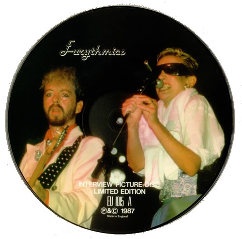 Eurythmics Interview Picture Disc picture disc LP (vinyl picture disc album) UK EURPDIN252775