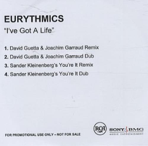 Eurythmics I've Got A Life - 4-track CD-R acetate UK EURCRIV341547