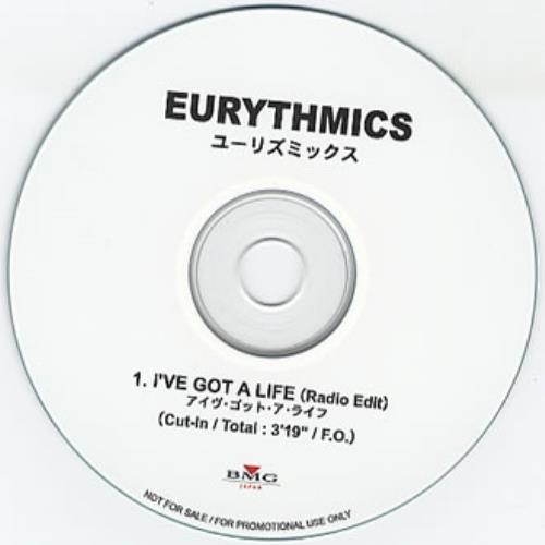 Eurythmics I've Got A Life CD-R acetate Japanese EURCRIV352812
