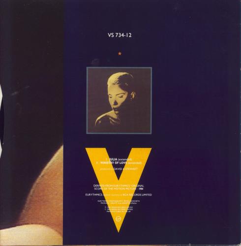 Eurythmics Julia 12" vinyl single (12 inch record / Maxi-single) UK EUR12JU13621