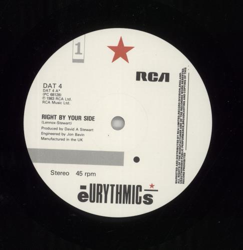Eurythmics Right By Your Side 12" vinyl single (12 inch record / Maxi-single) UK EUR12RI863833