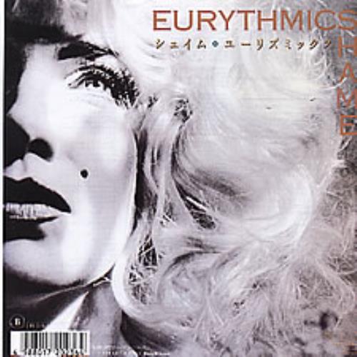 Eurythmics Shame 7" vinyl single (7 inch record / 45) Japanese EUR07SH55466