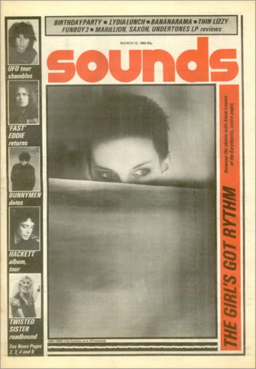 Eurythmics Sounds magazine UK EURMASO523437