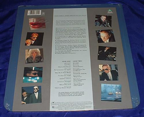 Eurythmics Sweet Dreams (The Video Album) laserdisc / lazerdisc US EURLZSW301991