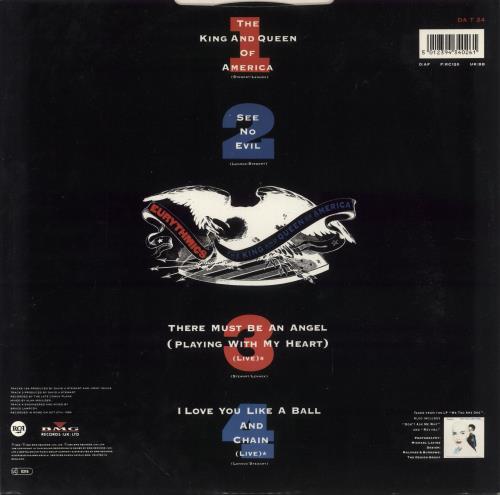 Eurythmics The King & Queen Of America 12" vinyl single (12 inch record / Maxi-single) UK EUR12TH20006