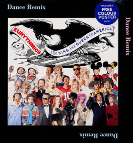 Eurythmics The King And Queen Of America + Poster 12" vinyl single (12 inch record / Maxi-single) UK EUR12TH08599